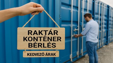 Raktár konténer bérlés – Egyszerű, biztonságos és rugalmas tárolás cégeknek és magánszemélyeknek egyaránt